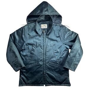 Vintage 90s Golden Fleece Titan Hooded Outerwear Full Zip Men’s Quilted Jacket